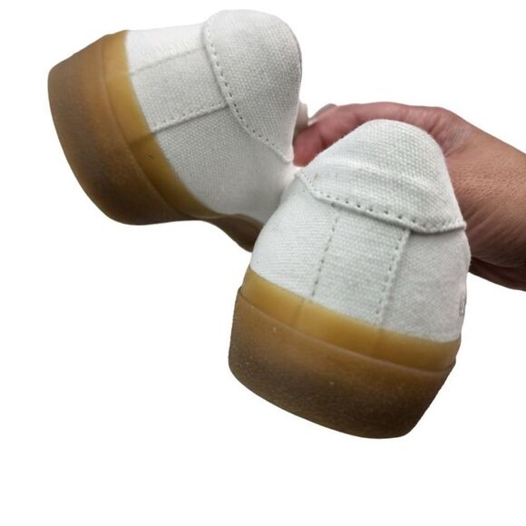 Madewell Sidewalk Lowtop White Canvas sneakers size 6.5 - Picture 7 of 7